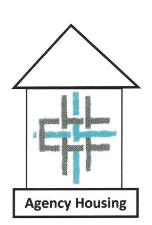 [Logo: Agency Housing at the Ecumenical Community Center] the Ecumenical Community Center Crosshatch Logo under a roof
